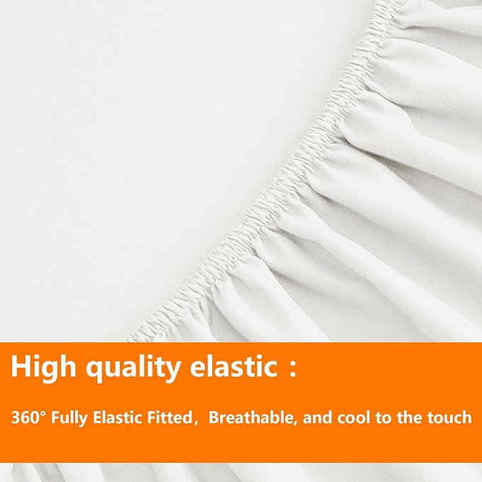 TAIMIT Ivory Queen Size Comforter Set - Image 6