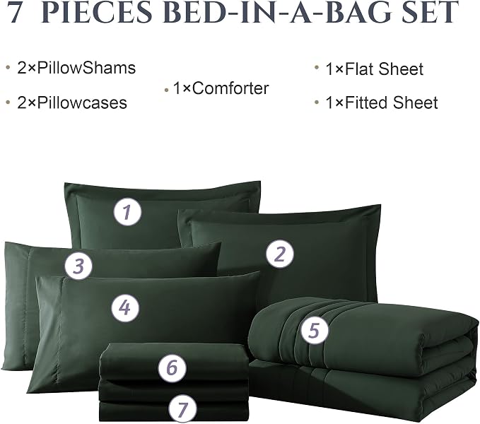 Monbix Queen Comforter Set - Image 8
