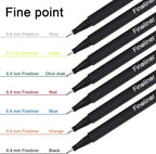 Dyvicl Journal Planner Pens Colored Pens, 100 Colors 0.4mm Fineliner Pen Set - Image 3
