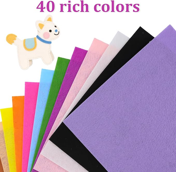 120 Pcs 12 x 12 Inch Felt Sheets - Image 3