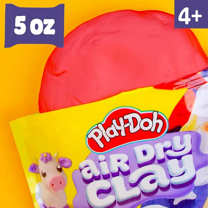 Play-Doh Air Dry Clay, 5 oz. Red Clay Bag, Arts & Crafts, Art Supplies - Image 3