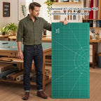 Ecraft 23"x47" Large Self Healing Non-Slip Cutting Mat, Double Sided 5-Ply - Image 3