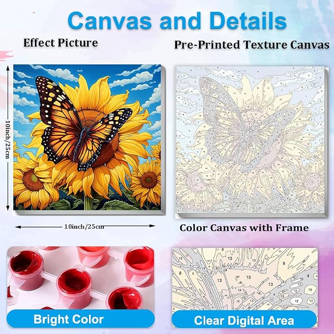 Artunion Framed Paint by Numbers Kit - Image 3