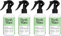 Fresh Wave Odor Eliminator Spray & Air Freshener, 8 oz., Pack of 4 - Odor Absorbers for Home, Safer Odor Relief, Natural Plant-Based Odor Eliminator, For Furniture, Fabrics & Trash
