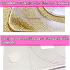 3Pcs Free Motion Quilting Templates - Image 7
