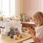 17 QT Clear Stackable Craft Storage - Image 4