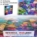 Bgraamiens Stained Glass Waterlily Jigsaw Puzzle - Image 5