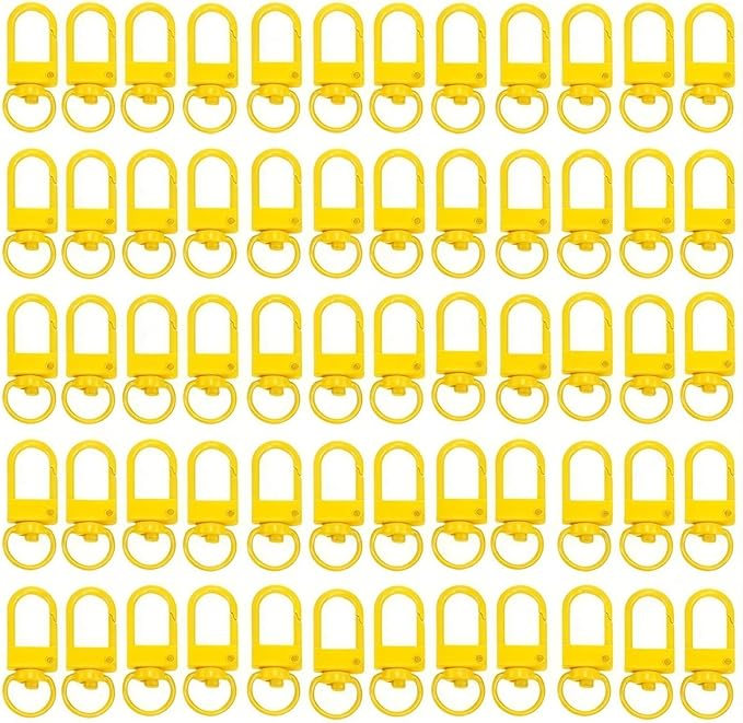 Keychain Clasp Keychain Clip Accessories Bulk 60pcs Colorful Lobster Claw Clasps by Cmidy