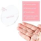 Outus 36 Pieces 1 Inch Acrylic Circle Blanks Acrylic Disc Blanks - Image 3