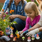 36 Pcs Fairy Garden Accessories Miniature Figurines Decor Set | Weather - Image 4
