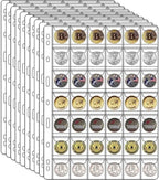 10 Sheets Coin Collection Supplies Pages, Coins Collecting Pocket Page by Xxmbbjy