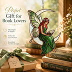 Book Lovers Gifts Fairy Ornament, Teacher Gifts - Image 5