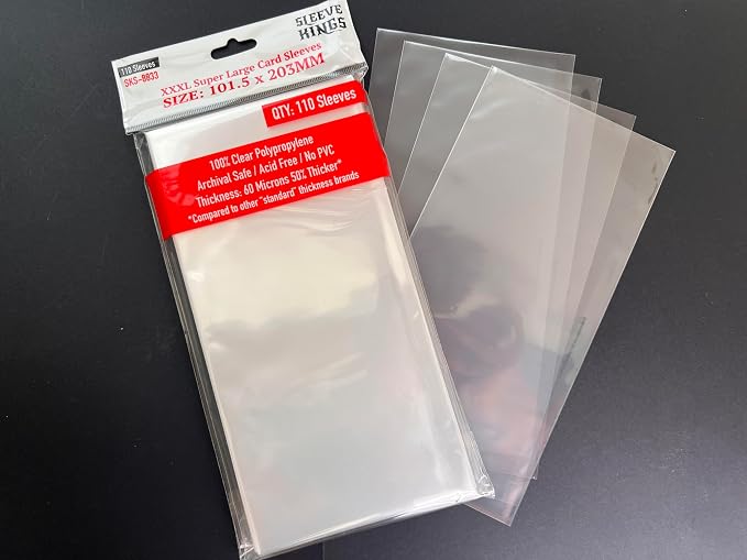 Sleeve Kings XXXL Super Large Card Sleeves 101.5 X 203 mm - Image 4