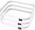 YQBRAO 3-Pack Large Clear Hard Shell Zipper Case, 1.2mm Rigid Toy & Cosmetic by Unknown