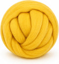 3.53oz Wool Roving: Needle Felting Wool White Roving Wool Felting Supplies Pure by Gipony