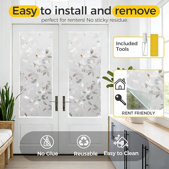 OHTMERU Window Privacy Film Decorative - Image 5