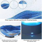 rysnwsu Moving Sand Art Picture Round Glass 3D Deep Sea Sandscape in Motion - Image 5