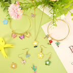 MARFOREVER 120 PCS Flower Butterfly Charms - Image 2