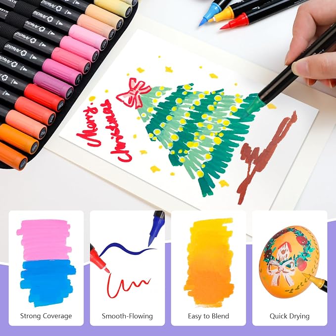 Artecho Acrylic Paint Markers 120 Colors - Image 3