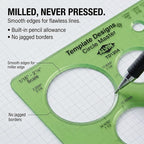ALVIN, Circle Master Template, Drawing and Drafting Tool - Image 3