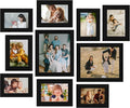 LUCKYLIFE Picture Frame Set 10-Pack, Gallery Wall Frame Collage by LUCKYLIFE