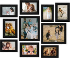 LUCKYLIFE Picture Frame Set 10-Pack, Gallery Wall Frame Collage by LUCKYLIFE