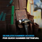 OX Tools Leather Tool Holsters & Pouches – Hammer, Tape Measure, Utility & - Image 8