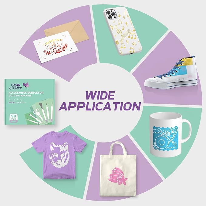 GO2CRAFT All-in-One Accessories Bundle, Weeding Tools, Transfer Tape, Crafting - Image 3