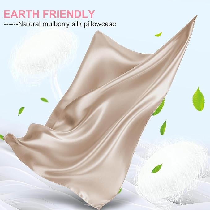 Silk Pillow Cases 2 Pack Queen Size - Image 2