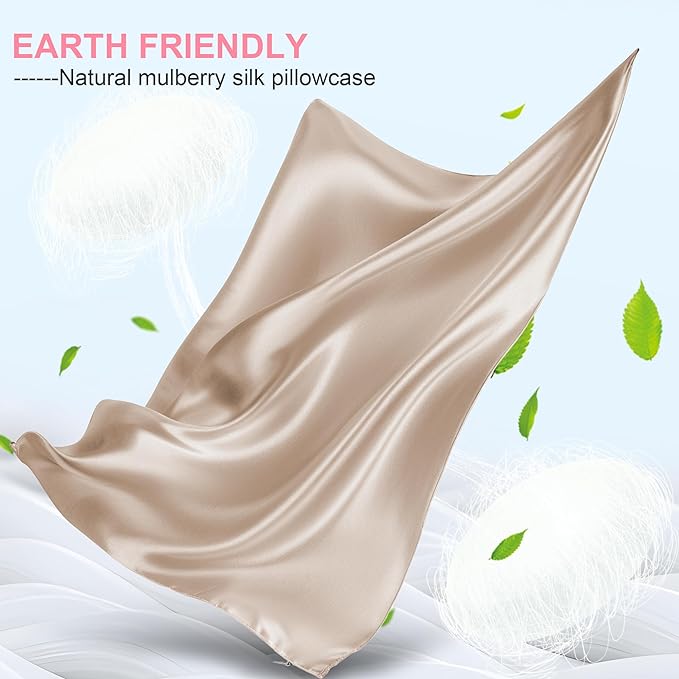 Silk Pillow Cases 2 Pack King Size - Image 2