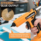 100W Cordless Hot Glue Gun for DeWalt 20V MAX Battery | Wireless Electric Power - Image 6