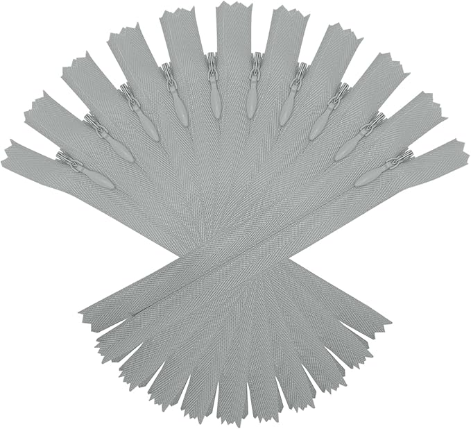 ANPURZII 10PCS #3 28 Inch Silver Invisible Zippers by Unknown