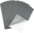 CHRORINE 10 Pcs Grey Felt Fabric Sheets Self Adhesive Felt Sheets 8 x 12 Inches by CHRORINE