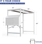 Pamray 32 Inch Computer Desk for Small Spaces - Image 3