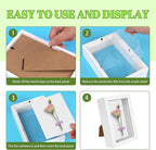 VOKOY 5 Pack 4" x 6" Shadow Box Frame, Small Wood Hollow Picture Frame - Image 7