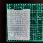 1PC Words Sentiment Background Embossing Folder - Image 5