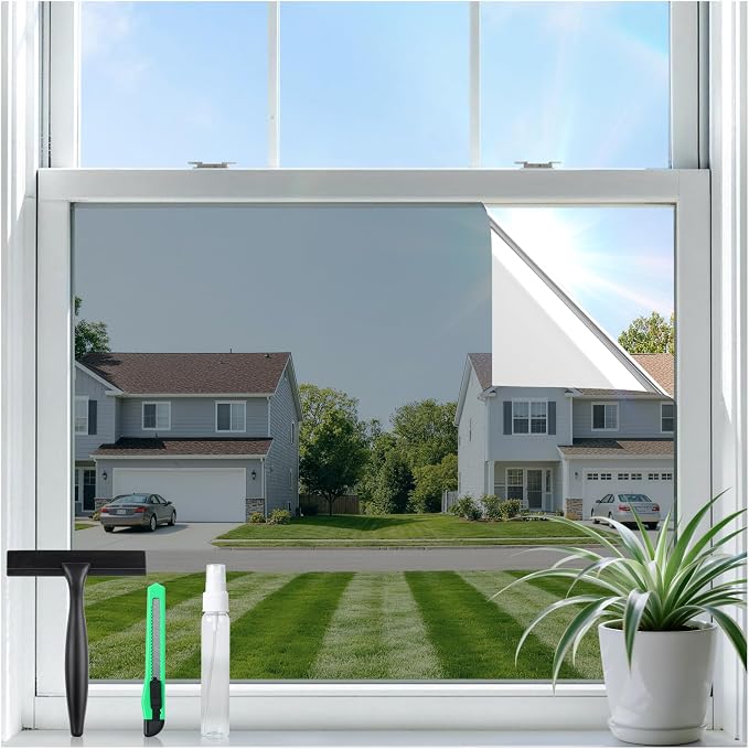rabbitgoo One Way Privacy Window Film Window Tint by rabbitgoo