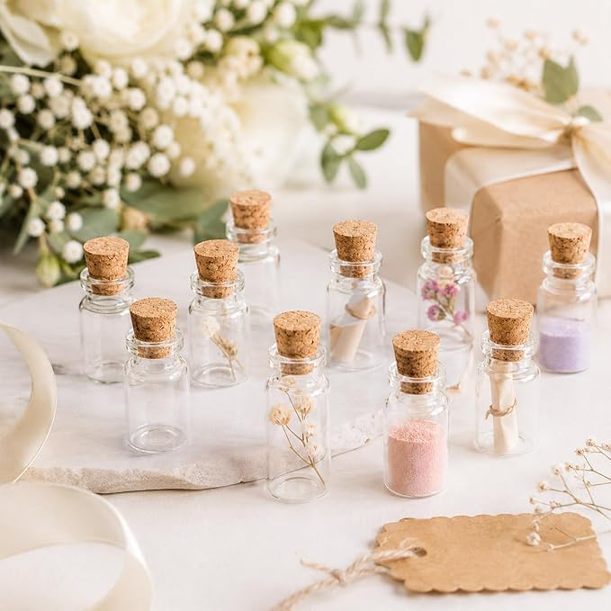 Patelai 100pcs Small Glass Jars - Image 4