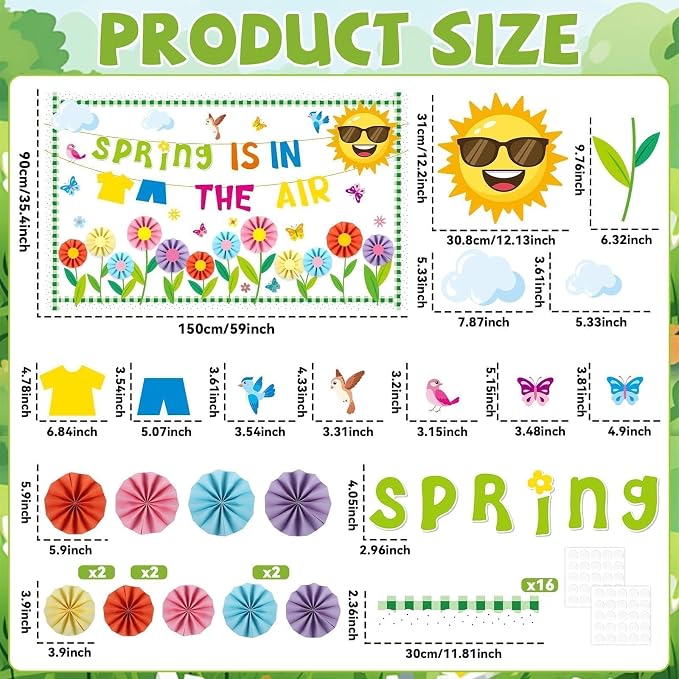 Summer Bulletin Board Classroom Decorations 3D Summer Butterfly Flower Bulletin - Image 2