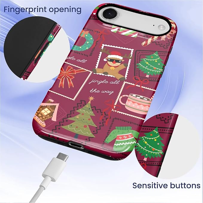 Case for iPhone 17 Air, Scratch Resistant Hybrid Double Layer Hard - Image 7