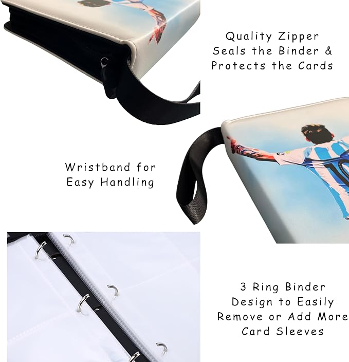 Soccer Card Binder 440 Pockets- Waterproof Trading Card Album - Image 6