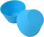 Webake Jumbo Silicone Muffin Cups, 3.5 Inch Nonstick Cupcake Liners 12-Pack | - Image 7