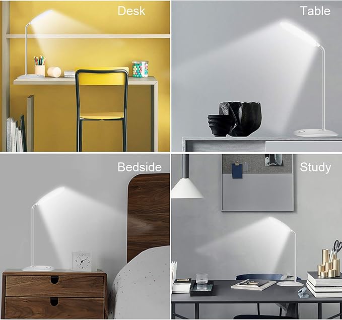 DEEPLITE LED Desk Lamp Battery Operated Lights Cordless Rechargeable Lamp - Image 7