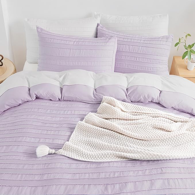 NEXHOME PRO Duvet Cover King, 3 Pieces Boho Tufted Duvet Cover Set, Soft and - Image 7