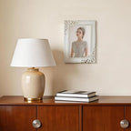 DIKAR Silver 4x6 Picture Frame, Hollow-Carved Design Retro Metal Frame - Image 4