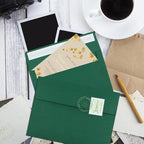 70 Packs of Invitation Envelopes, A2 Dark Green Postcard Envelopes - Image 7