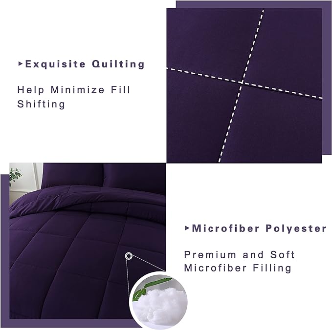DOWNCOOL King Size Comforter Set -All Season Bedding Comforters Sets - Image 4
