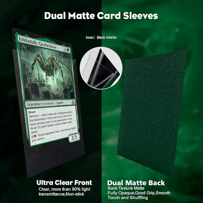 1200PCS MTG Card Sleeves, Katomula 12 Colors Dual Matte Card Sleeve - Image 4