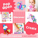 Mumaloo Kids Craft Kit – 10 Unicorn & Mermaid Art Projects | No Mess · All - Image 3