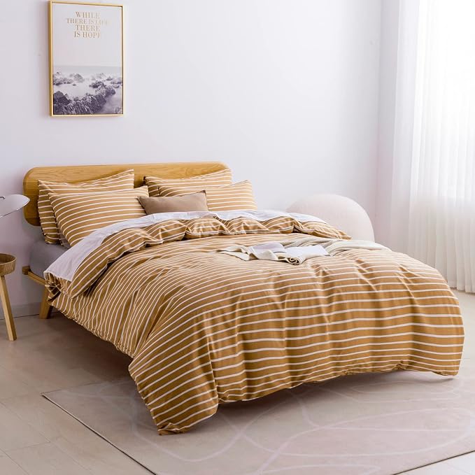 JELLYMONI Full Duvet Cover Set, Cotton Duvet Cover 3 Pieces - Image 2